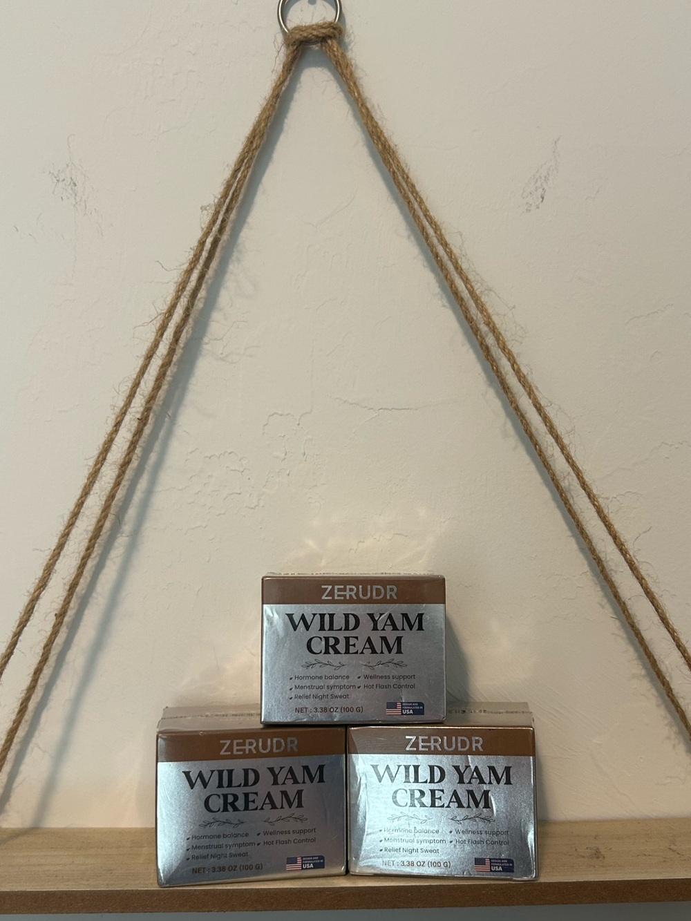 Wild Yam Cream - Silver/Brown Skincare Jar